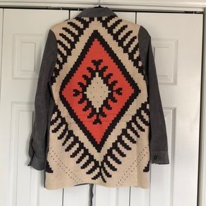 Impressions Gray Corduroy Jacket